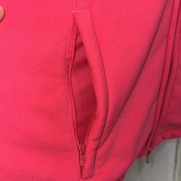 Lilly Pulitzer L Pink Grace Fleece Faux Fur Lined Cozy Soft Full Zip Jacket - Picture 9 of 16